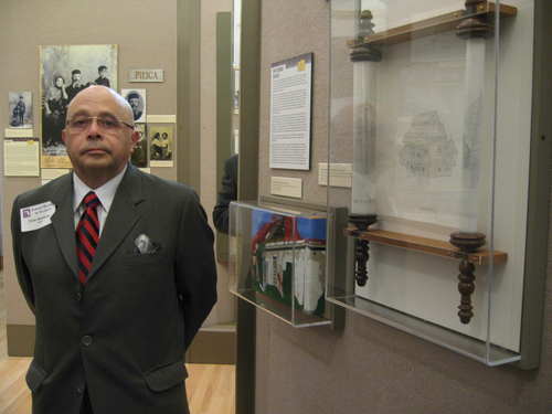 at the museum